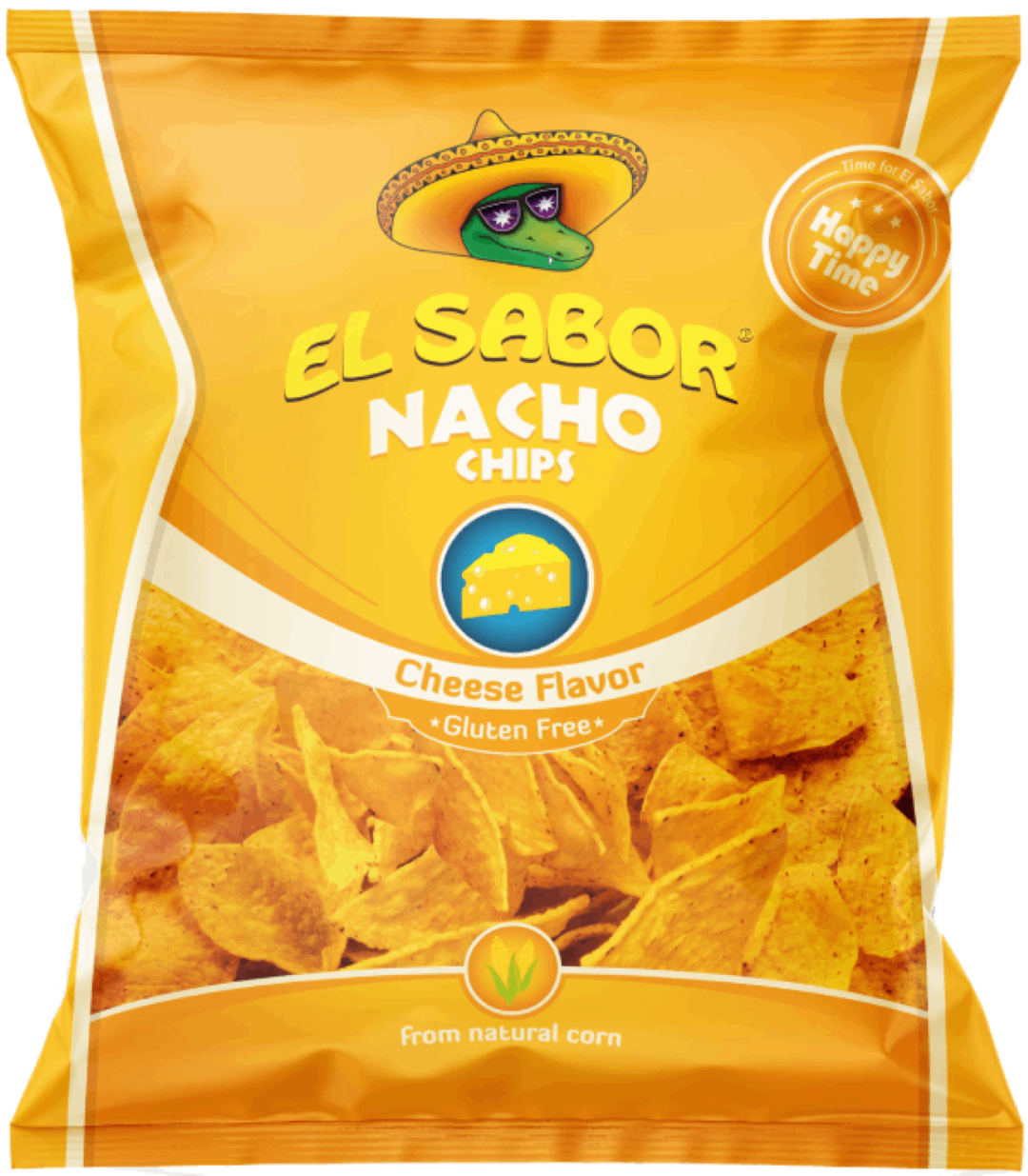 EL SABOR NACHO CHIPS CHEESE 425G